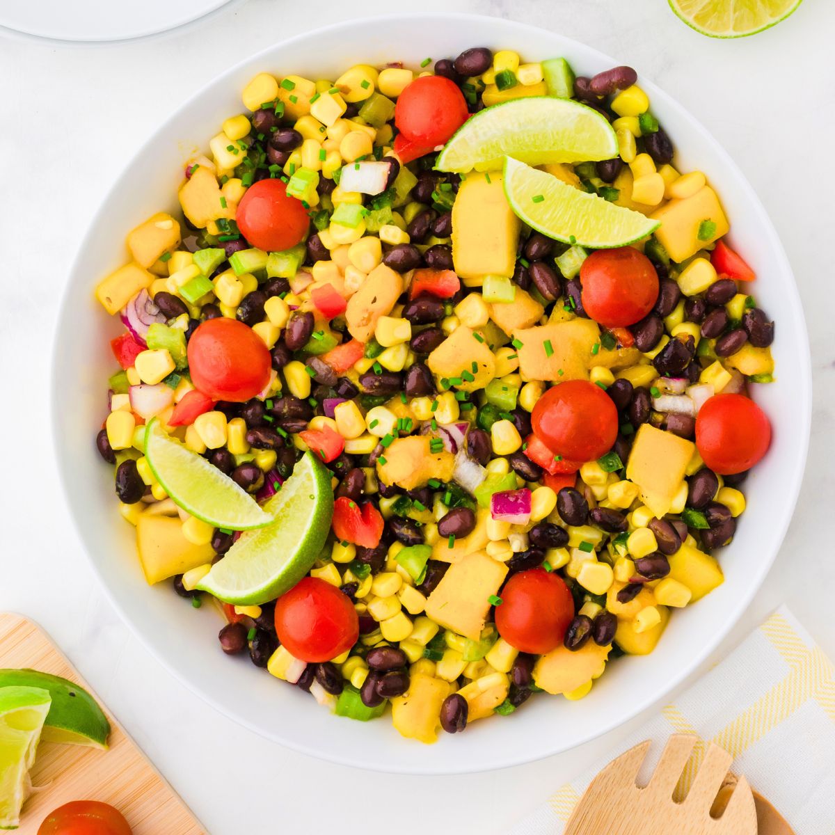 Mango Salad with Corn & Black Beans Recipe
