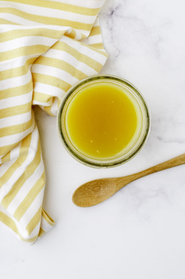 mustard sauce for ham in a serving container
