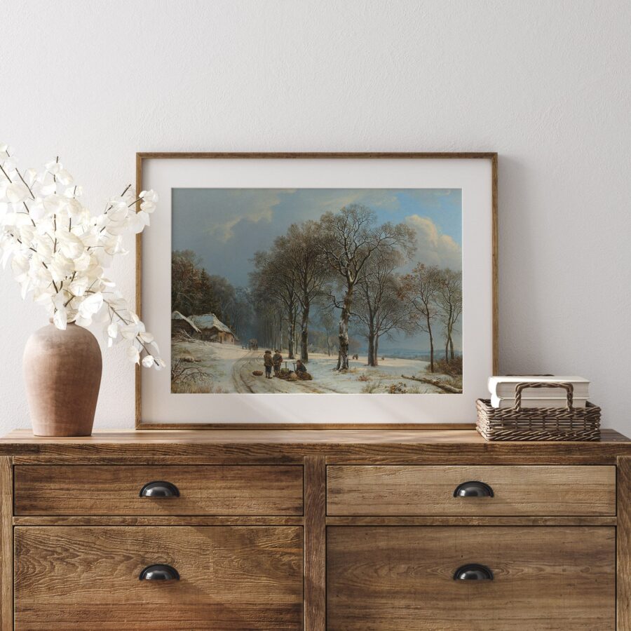 vintage wall art print from the 1800s that can be purchased from Etsy
