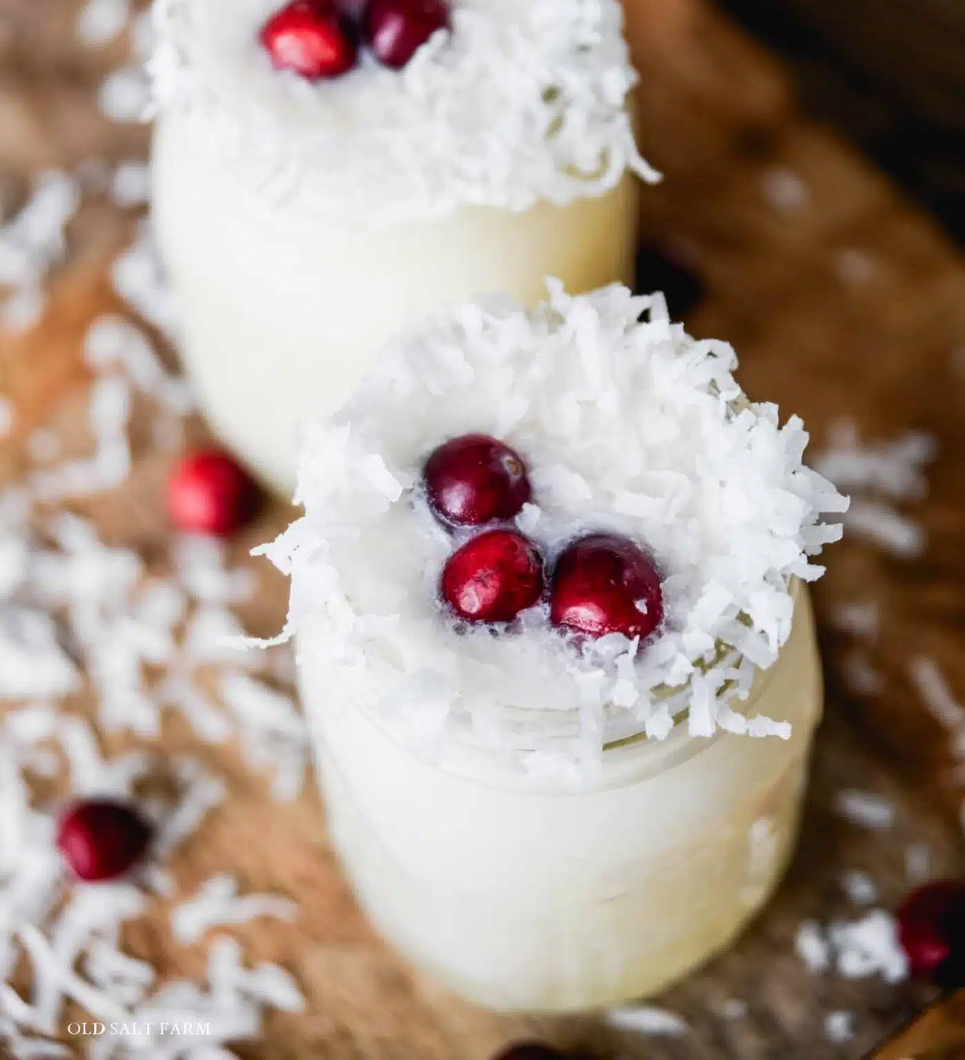 White Christmas punch