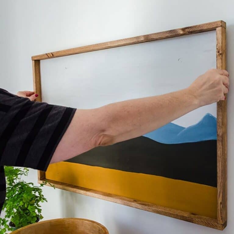 How to Hang a Picture on Drywall with 2 Hooks — The Easiest Method Ever!