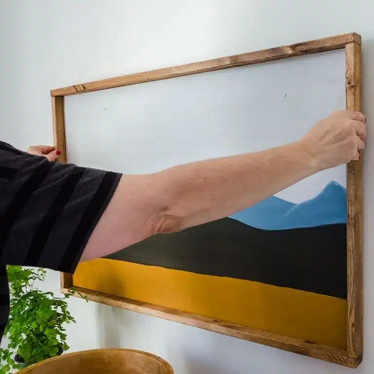 How to Hang a Picture on Drywall with 2 Hooks — The Easiest Method Ever!