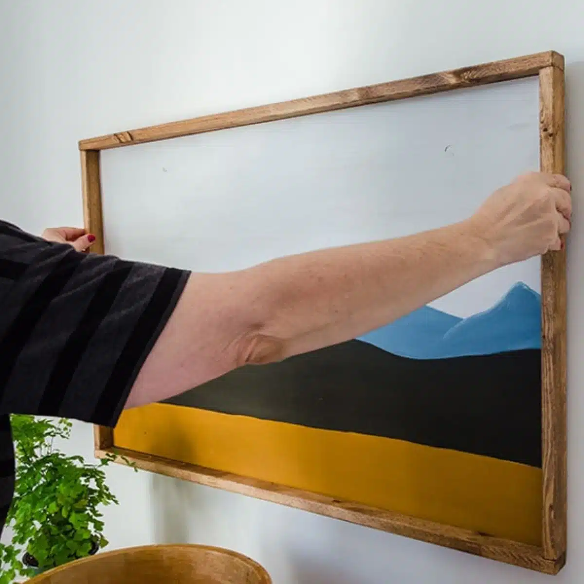 How to Hang a Picture on Drywall with 2 Hooks — The Easiest Method Ever!