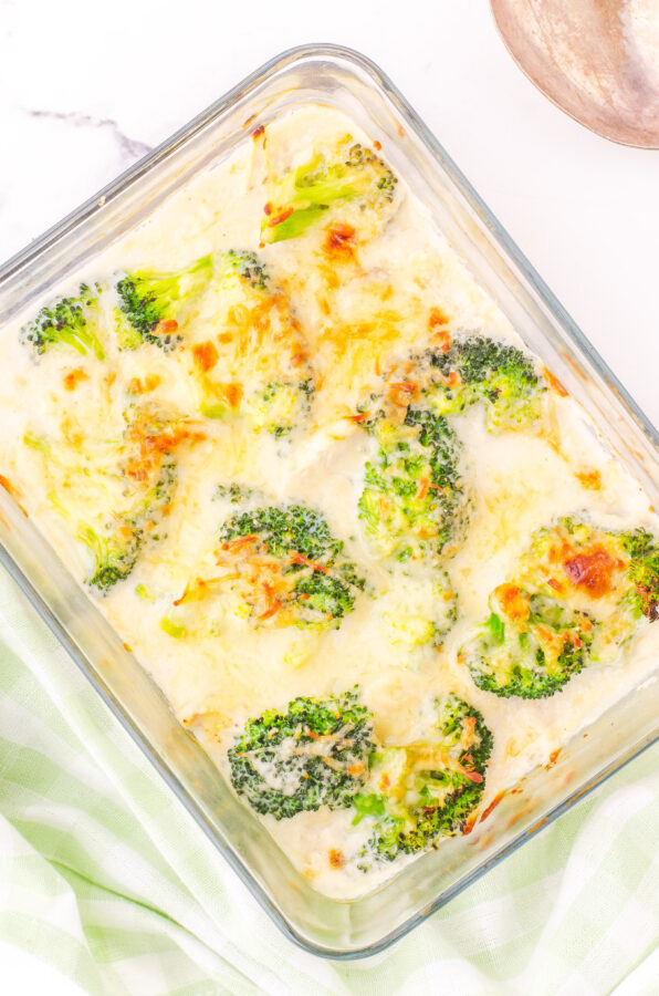 Baked chicken broccoli alfredo casserole