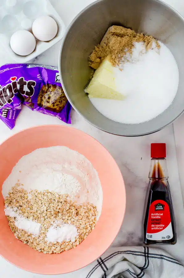 ingredients needed for oatmeal chocoalte chip cookies