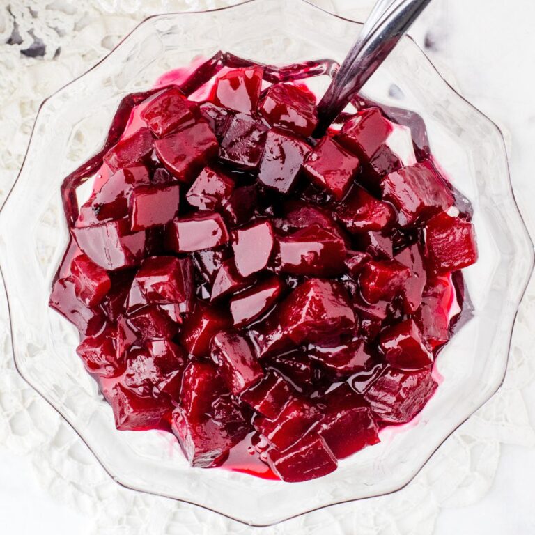 Bowl of harvard beets