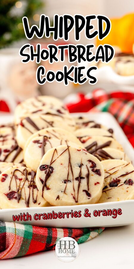 A platter of whipped shortbread cookies